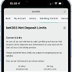 bet365 bet limits